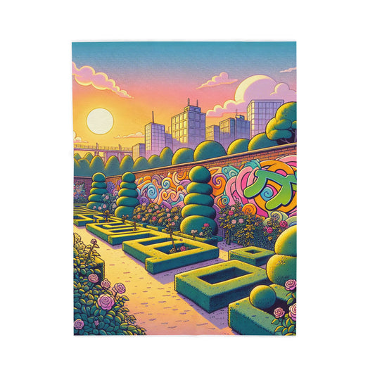 City Oasis of Enchantment - Plush Blanket