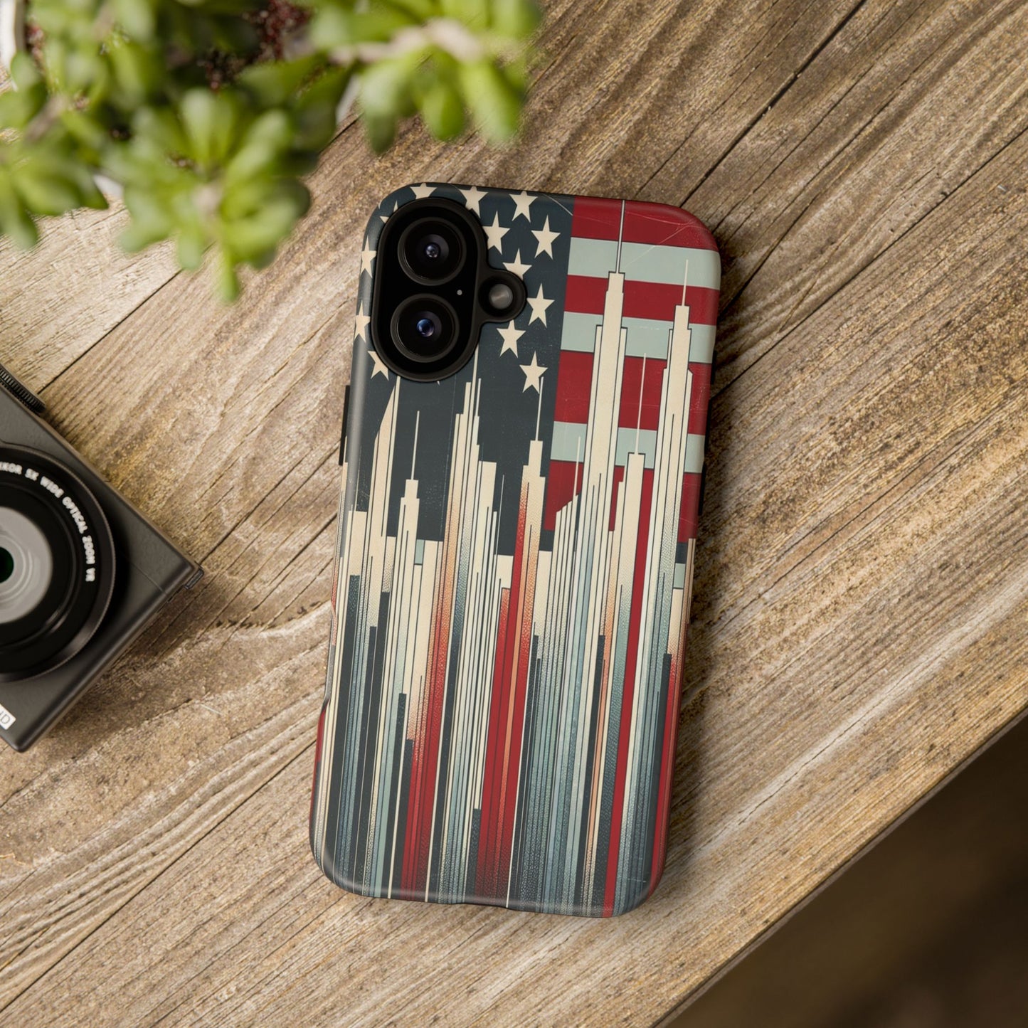 Skyline and Stars Unite - Phone Case