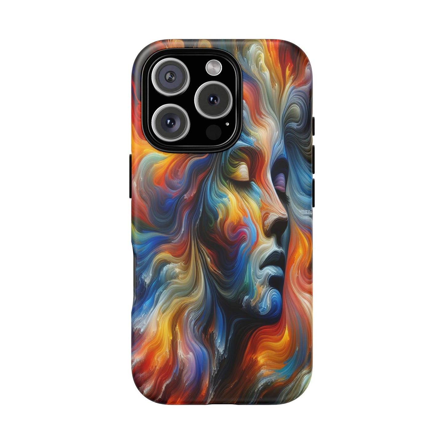 Custom Protective Whirlwind of Colors Iphone Case Compatible With Iphone 16 15 14 - Phone Cover