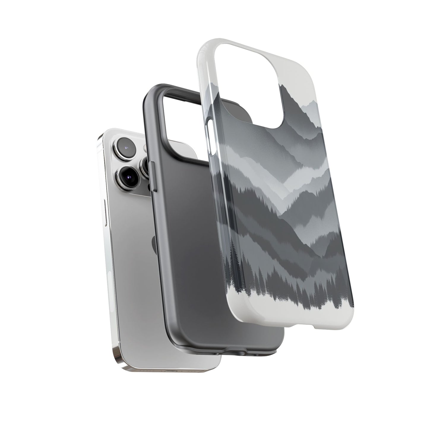 Layers of Misty Peaks - Phone Case