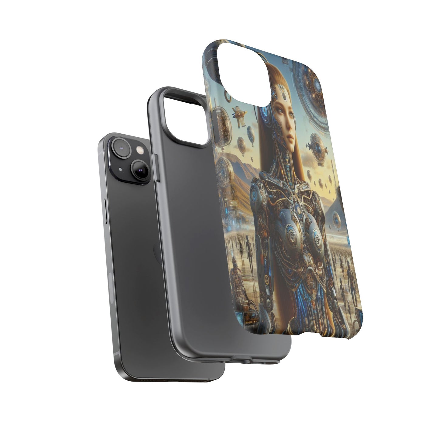 Futuristic Realm of Technology - Phone Case