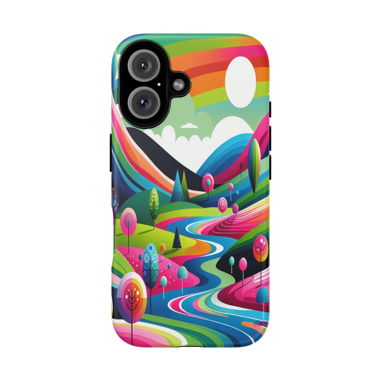 Colorful Landscape Journey - Phone Case