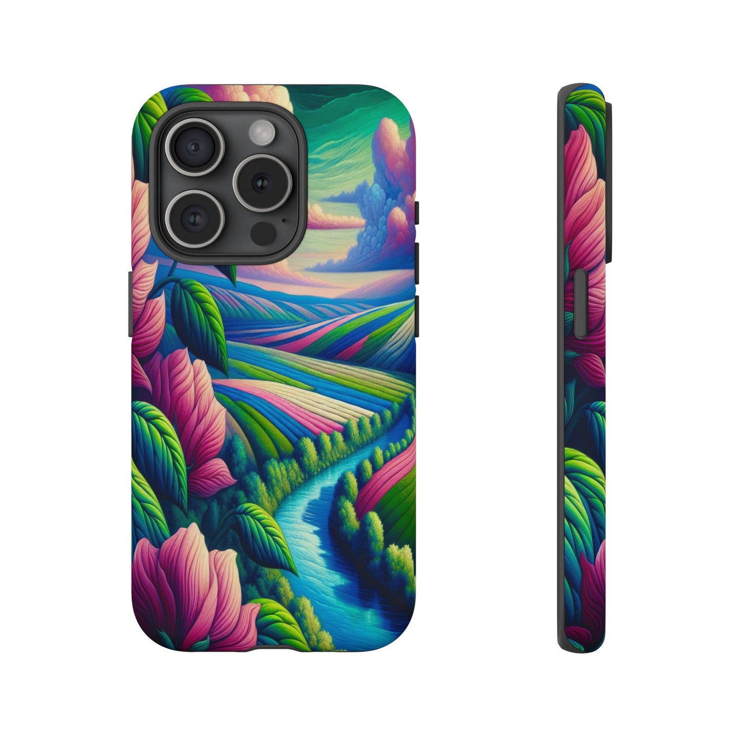 Protective Colors by the River Iphone Case Compatible With Iphone 16 15 14 - Phone Cover