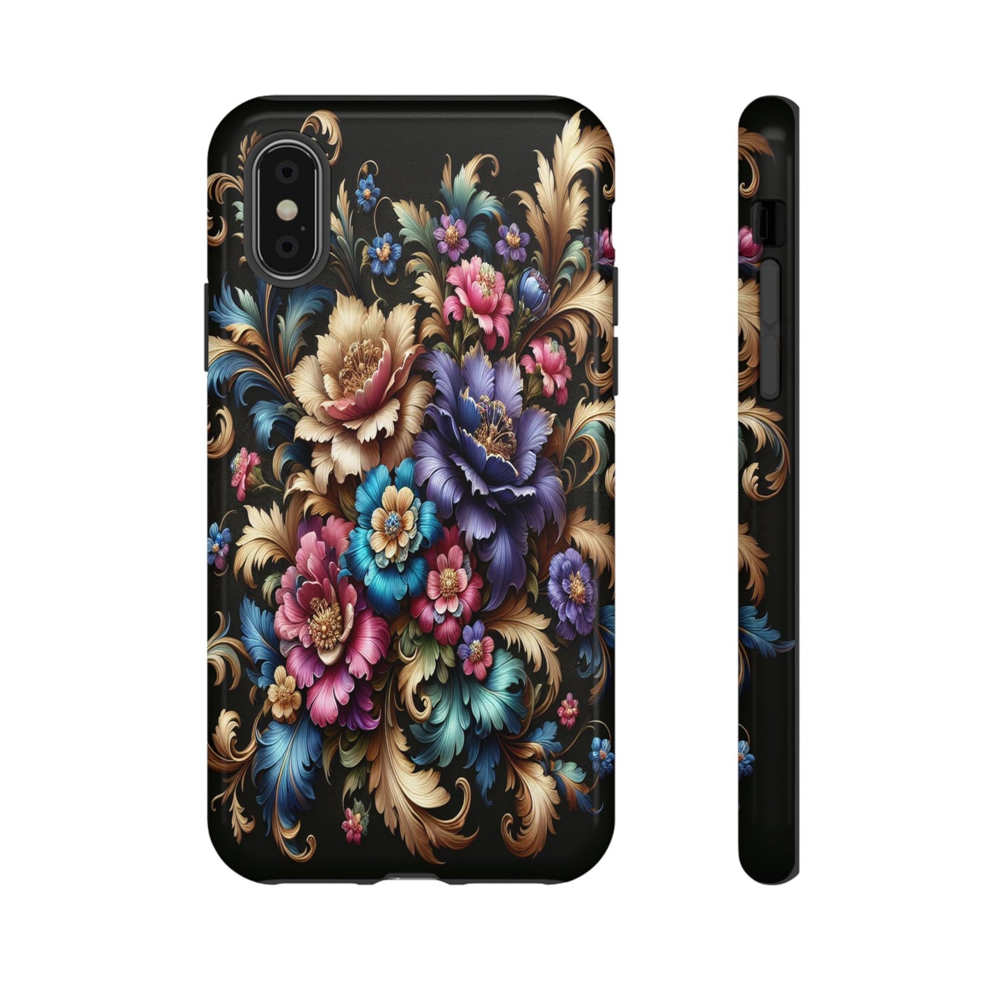 Custom ProtectiveFloral RadianceIphone Case Compatible With Iphone 16 15 14 - Phone Cover