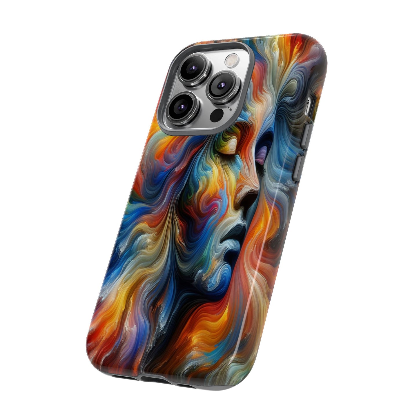Custom Protective Whirlwind of Colors Iphone Case Compatible With Iphone 16 15 14 - Phone Cover