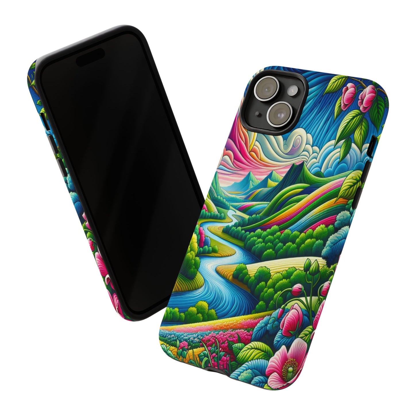Colorful Landscape Fantasy - Phone Case
