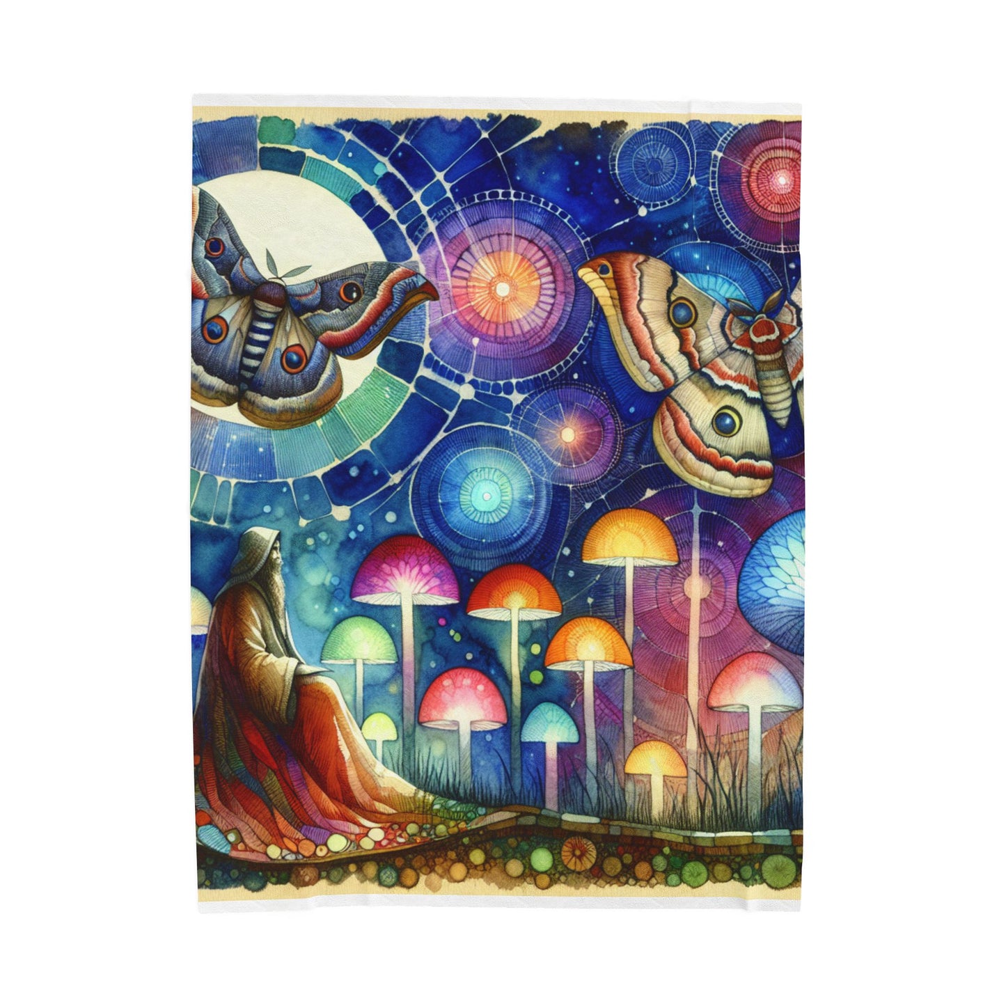 Mosaic of Enchantment - Plush Blanket