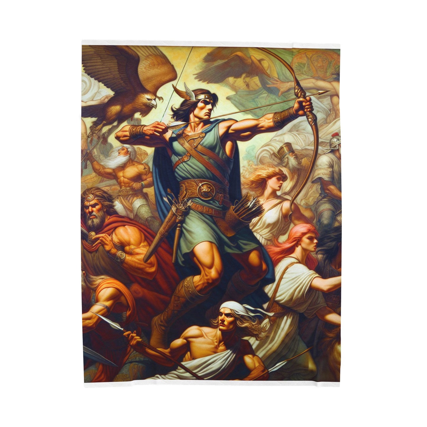 Odyssey of Ancient Legends- Plush Blanket