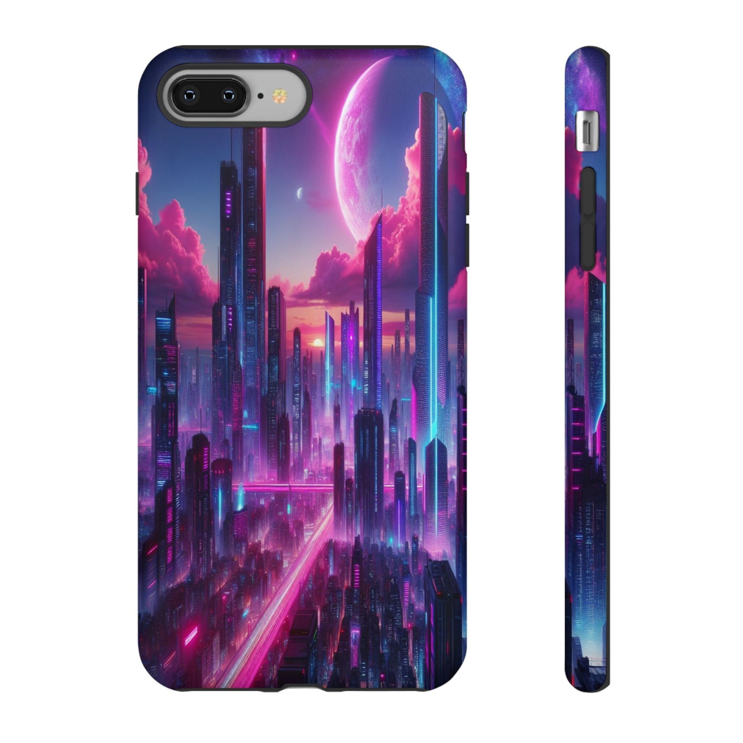 Futuristic Skyline Fantasy - Phone Case