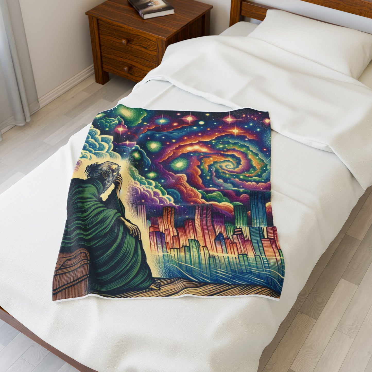 Galactic Musings of a Traveler - Plush Blanket