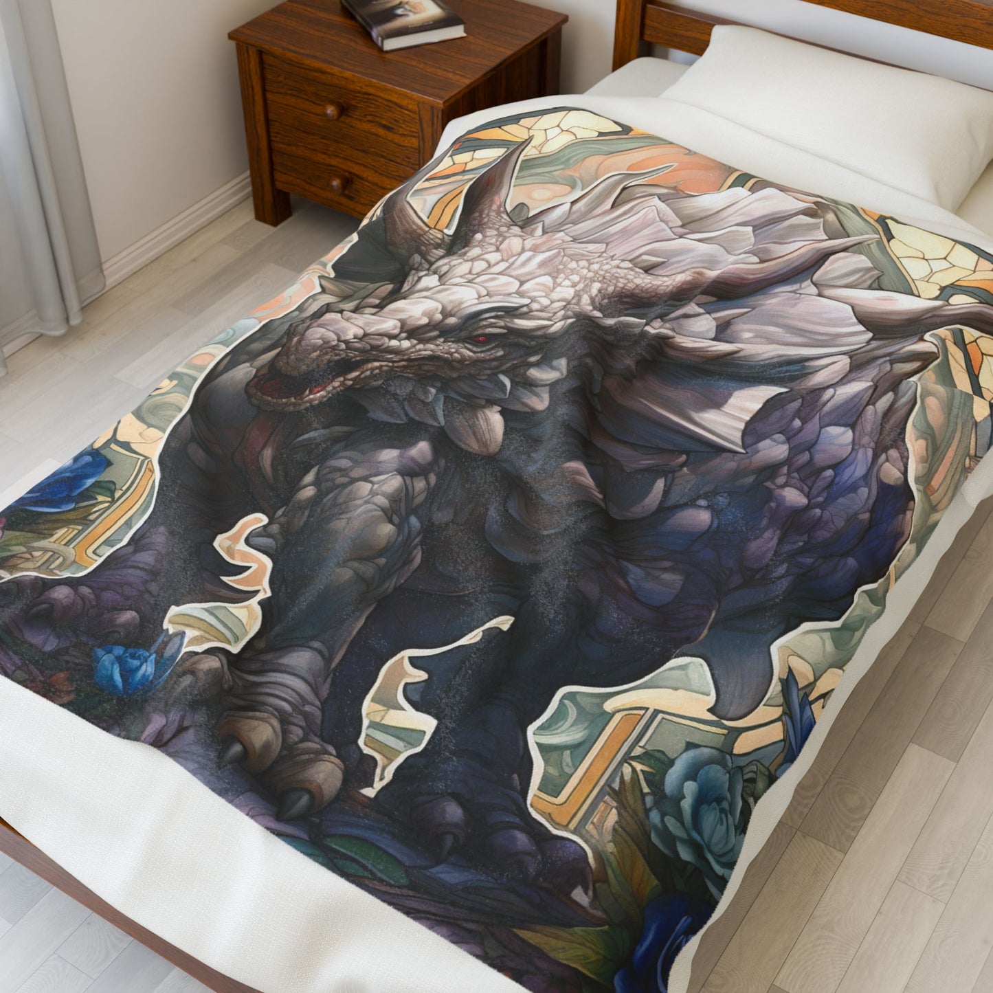 Guardian of the Thorns- Plush Blanket