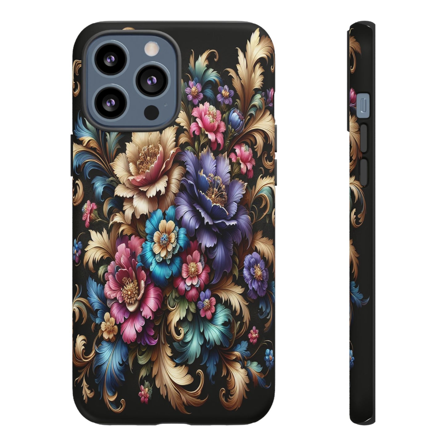 Custom ProtectiveFloral RadianceIphone Case Compatible With Iphone 16 15 14 - Phone Cover