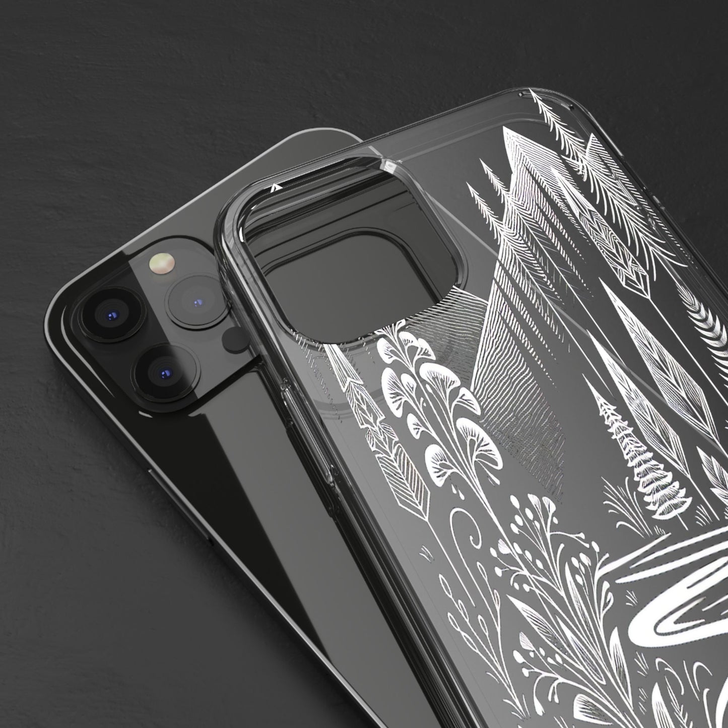 Transparent Alpine Wilderness Pathways Iphone Case Compatible With Iphone 16 15 14 - Clear Phone Cover