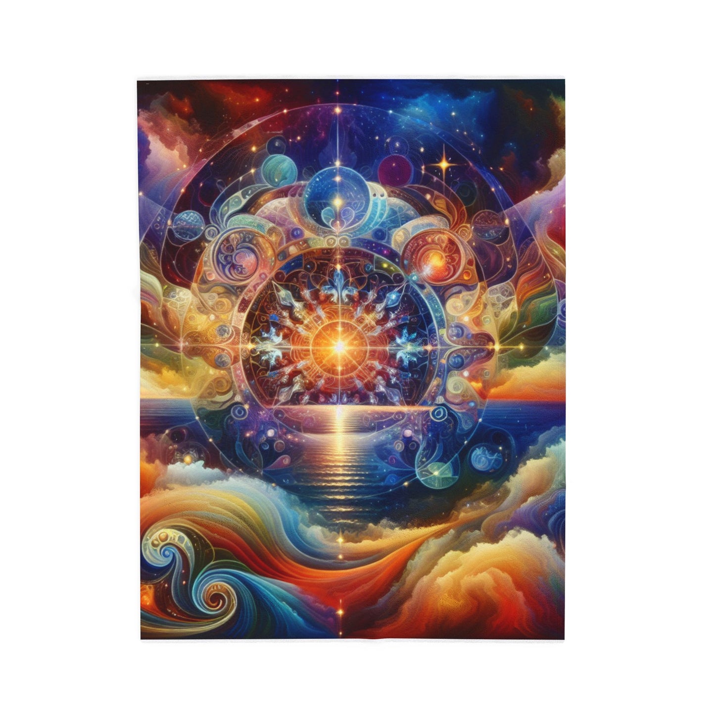 Celestial Wonders Unveiled - Plush Blanket