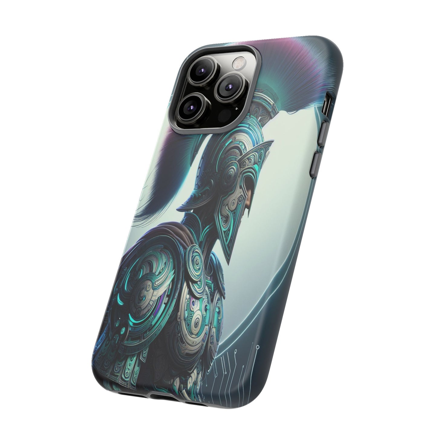 Custom ProtectiveGuardian of the Digital RealmIphone Case Compatible With Iphone 16 15 14 - Phone Cover