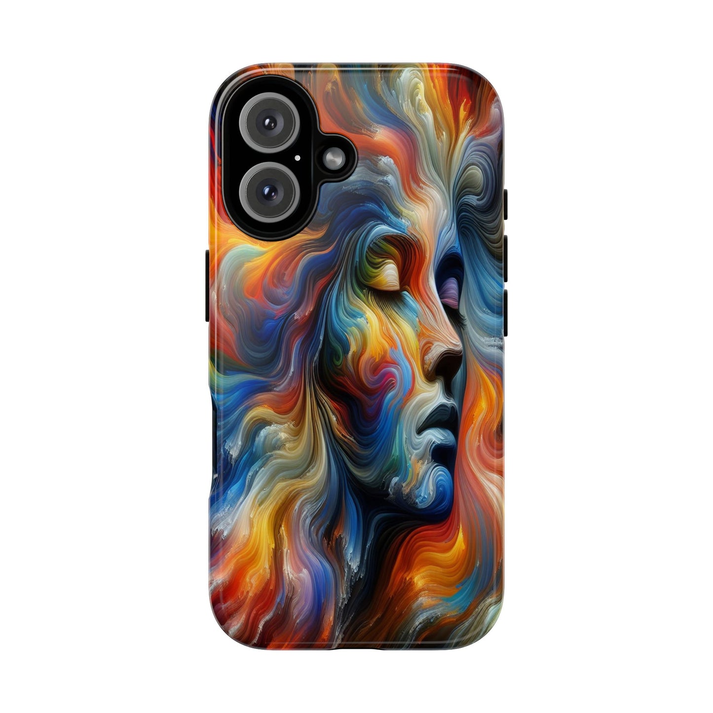 Custom Protective Whirlwind of Colors Iphone Case Compatible With Iphone 16 15 14 - Phone Cover