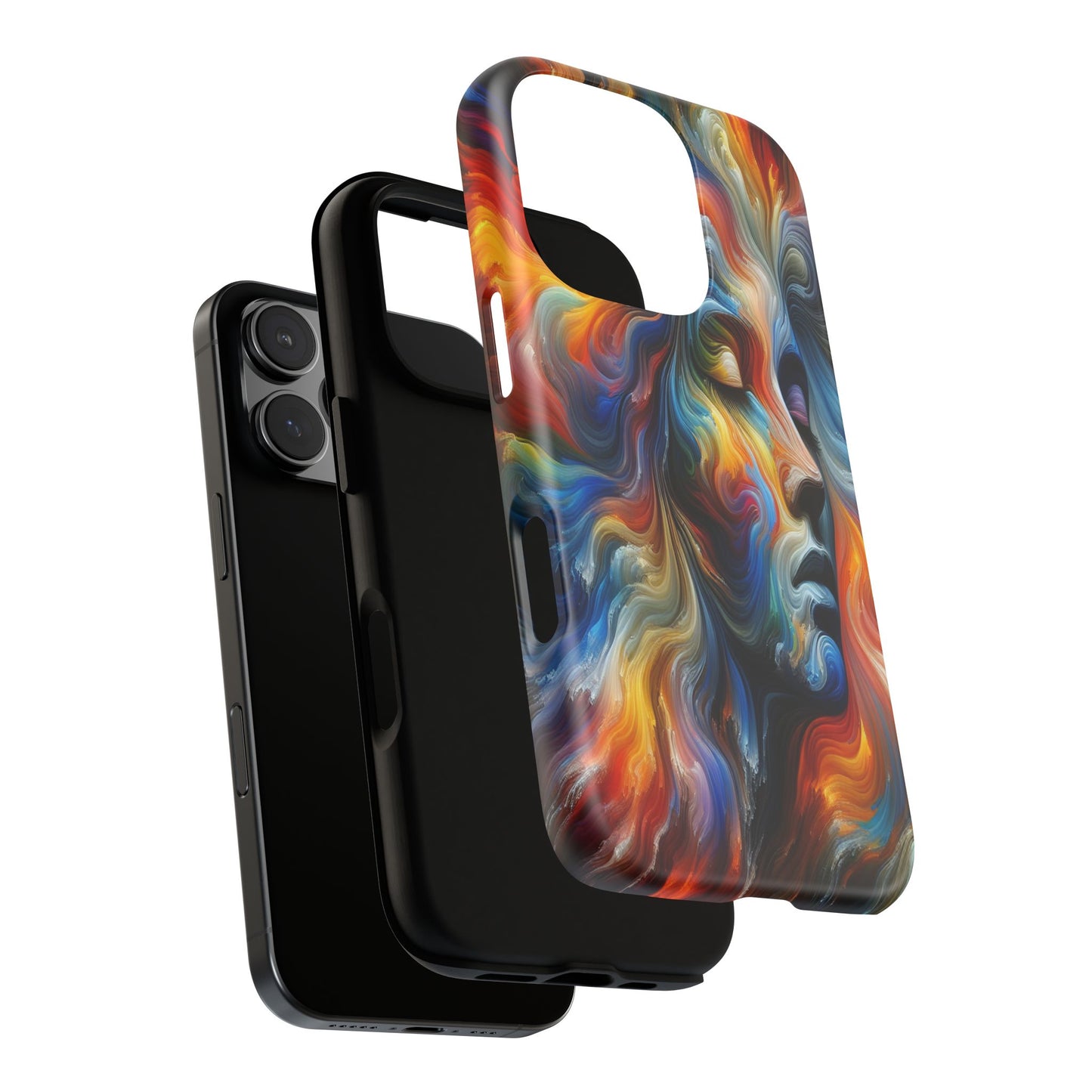 Custom Protective Whirlwind of Colors Iphone Case Compatible With Iphone 16 15 14 - Phone Cover