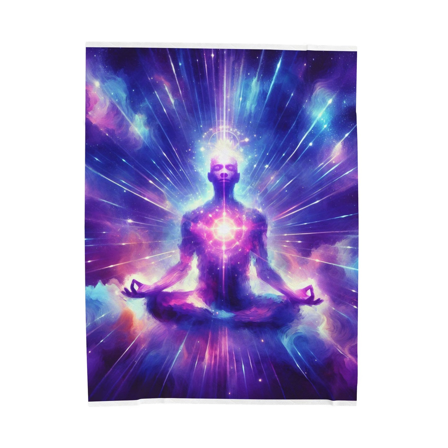 Enlighten Meditative Illumination - Plush Blanket