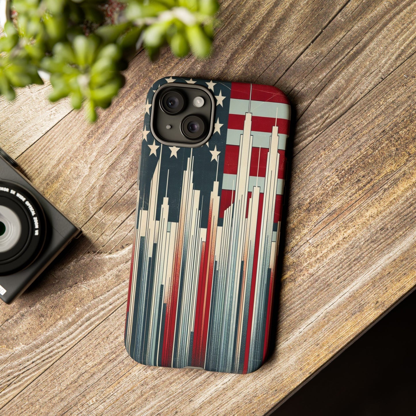 Skyline and Stars Unite - Phone Case