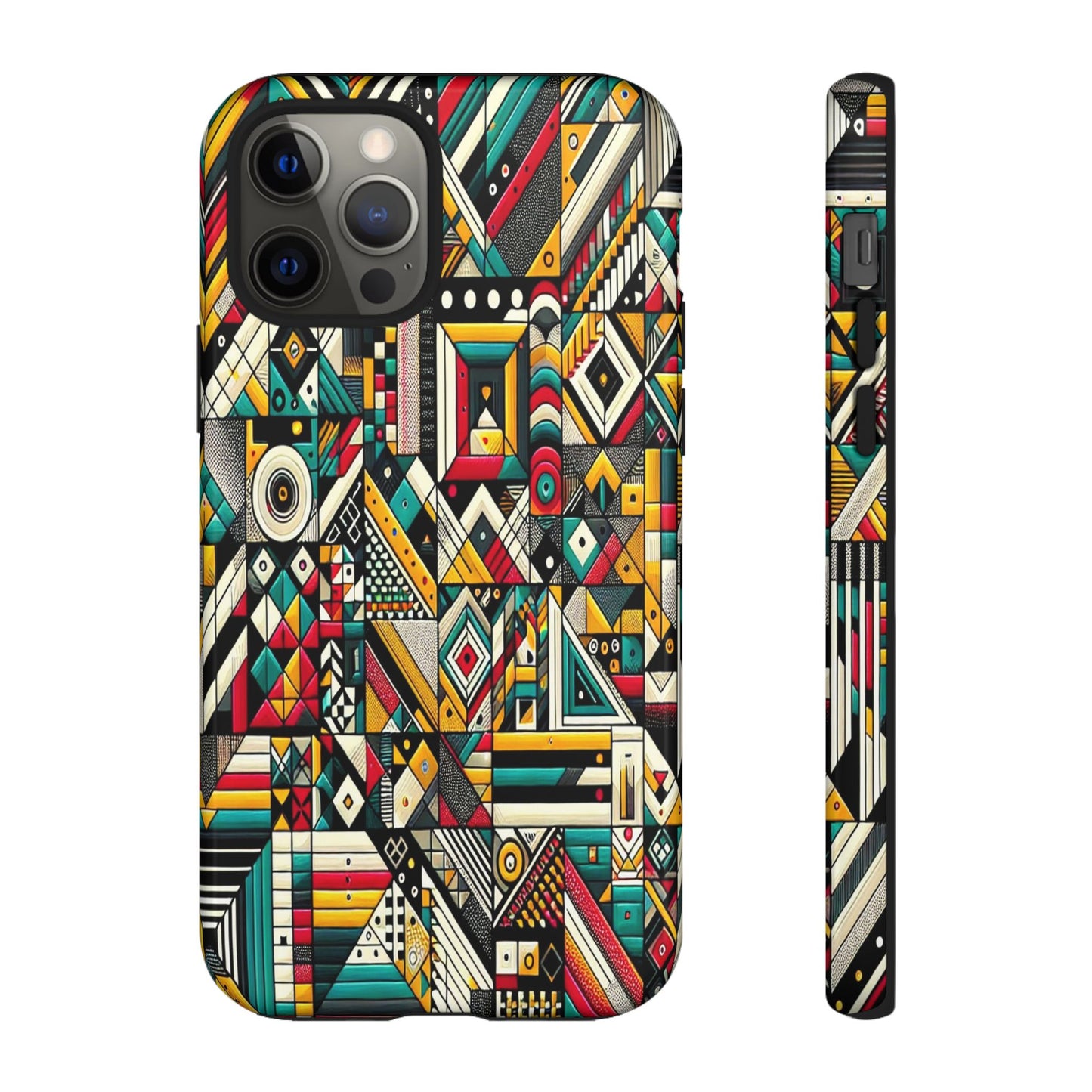 Custom ProtectiveGeometric KaleidoscopeIphone Case Compatible With Iphone 16 15 14 - Phone Cover