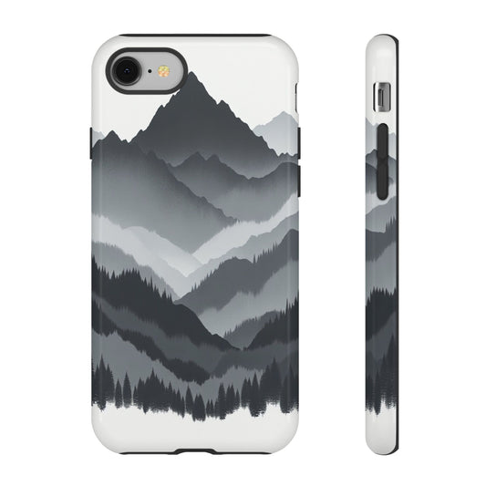 Layers of Misty Peaks - Phone Case