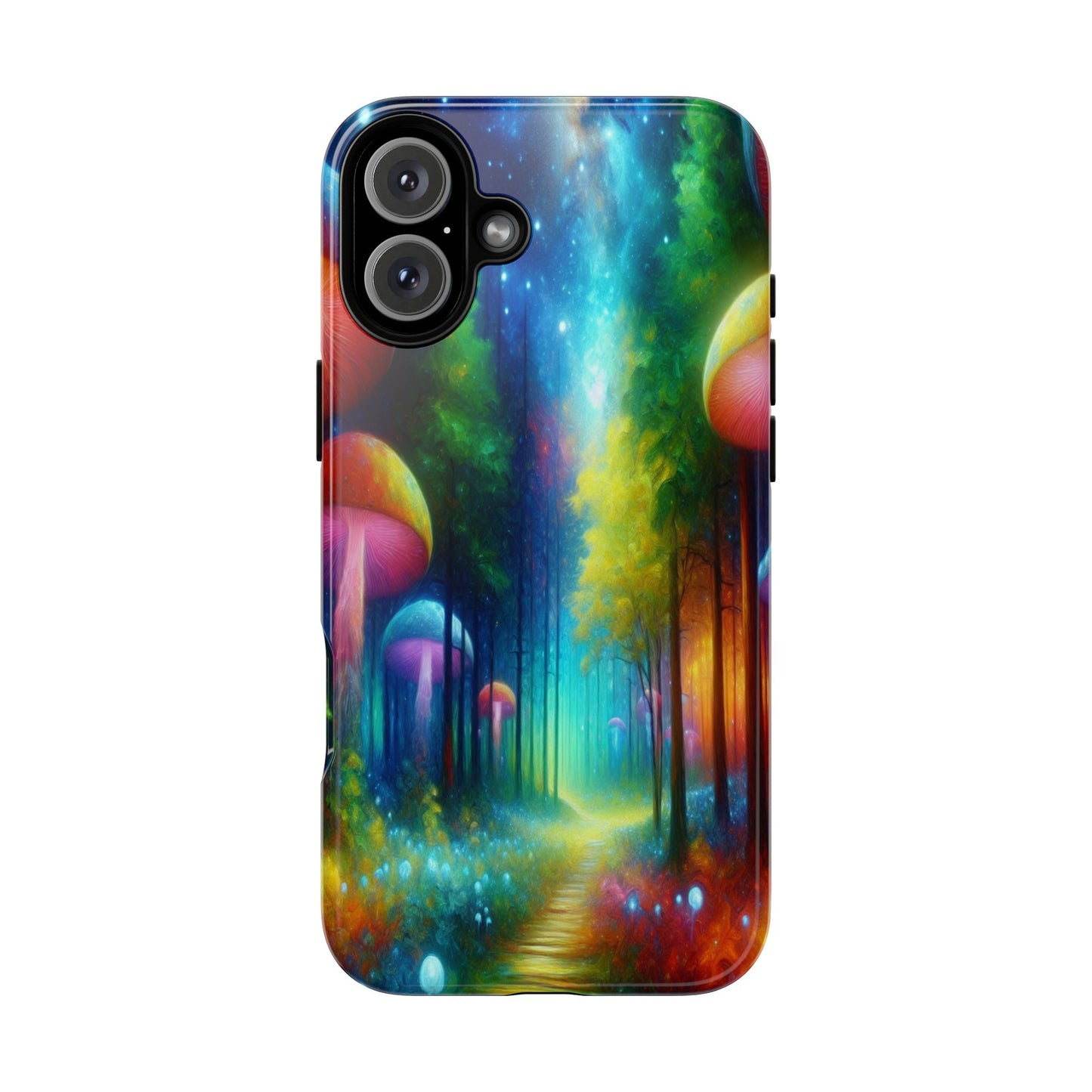 Mushroom Pathway in a Mystical Forest - Phone Case