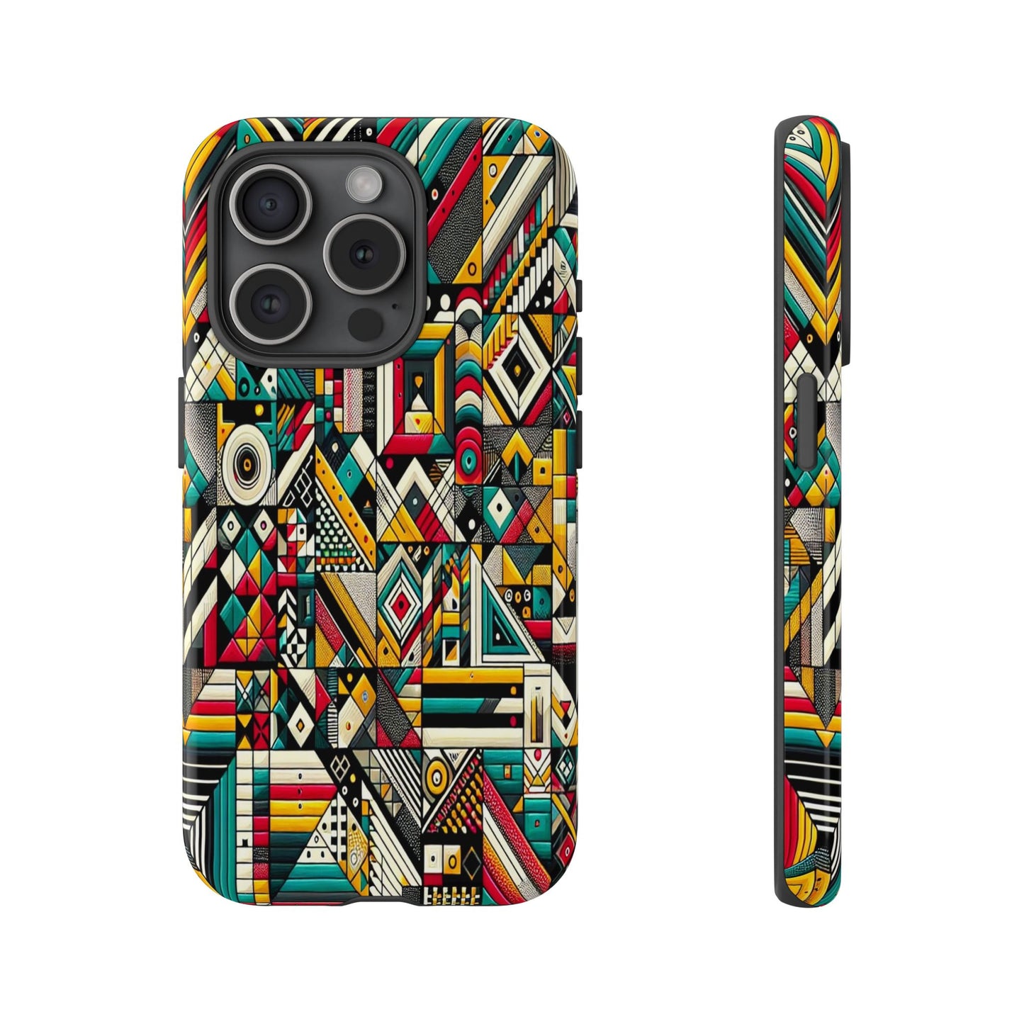 Custom ProtectiveGeometric KaleidoscopeIphone Case Compatible With Iphone 16 15 14 - Phone Cover