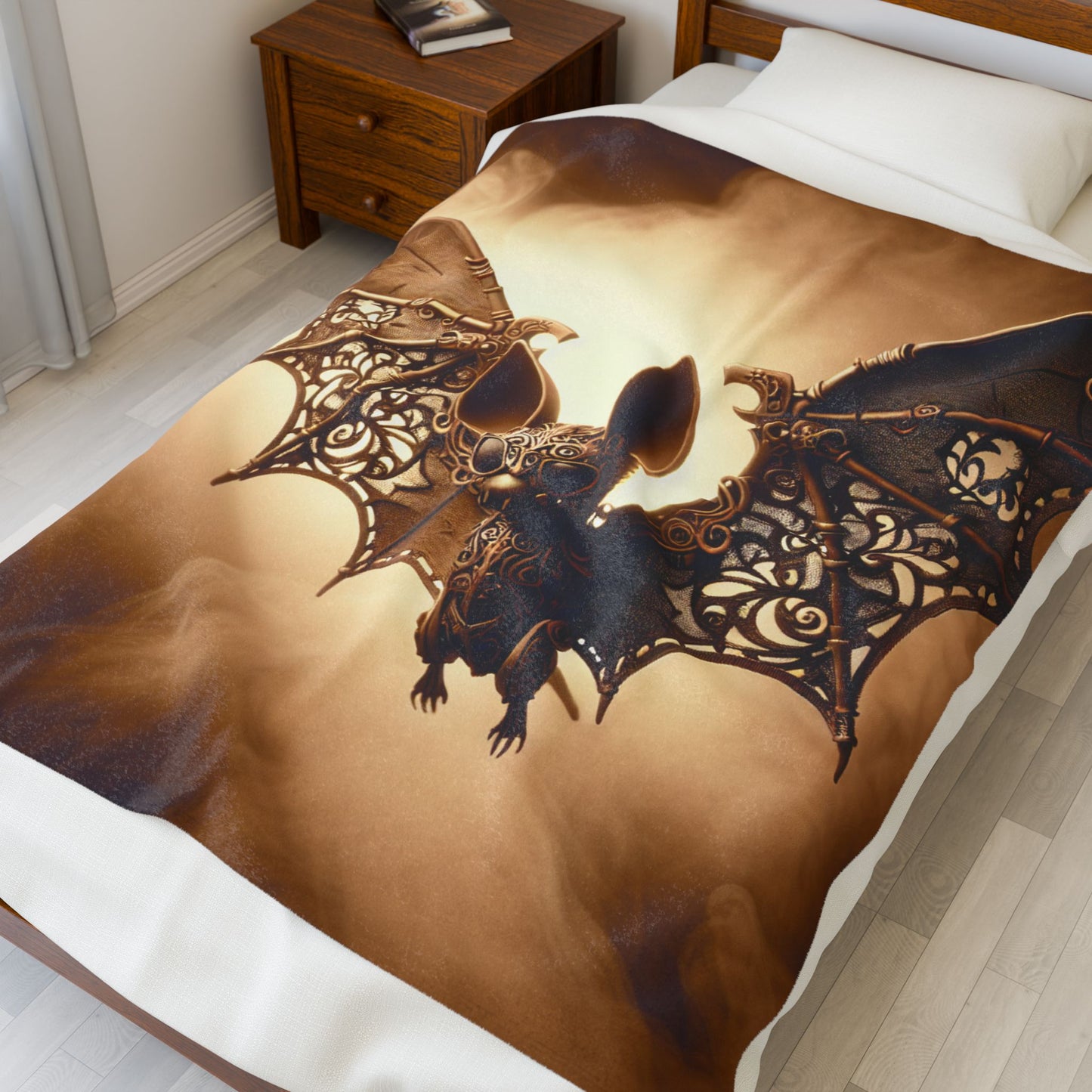 Winged Bat Craftsmanship - Plush Blanket