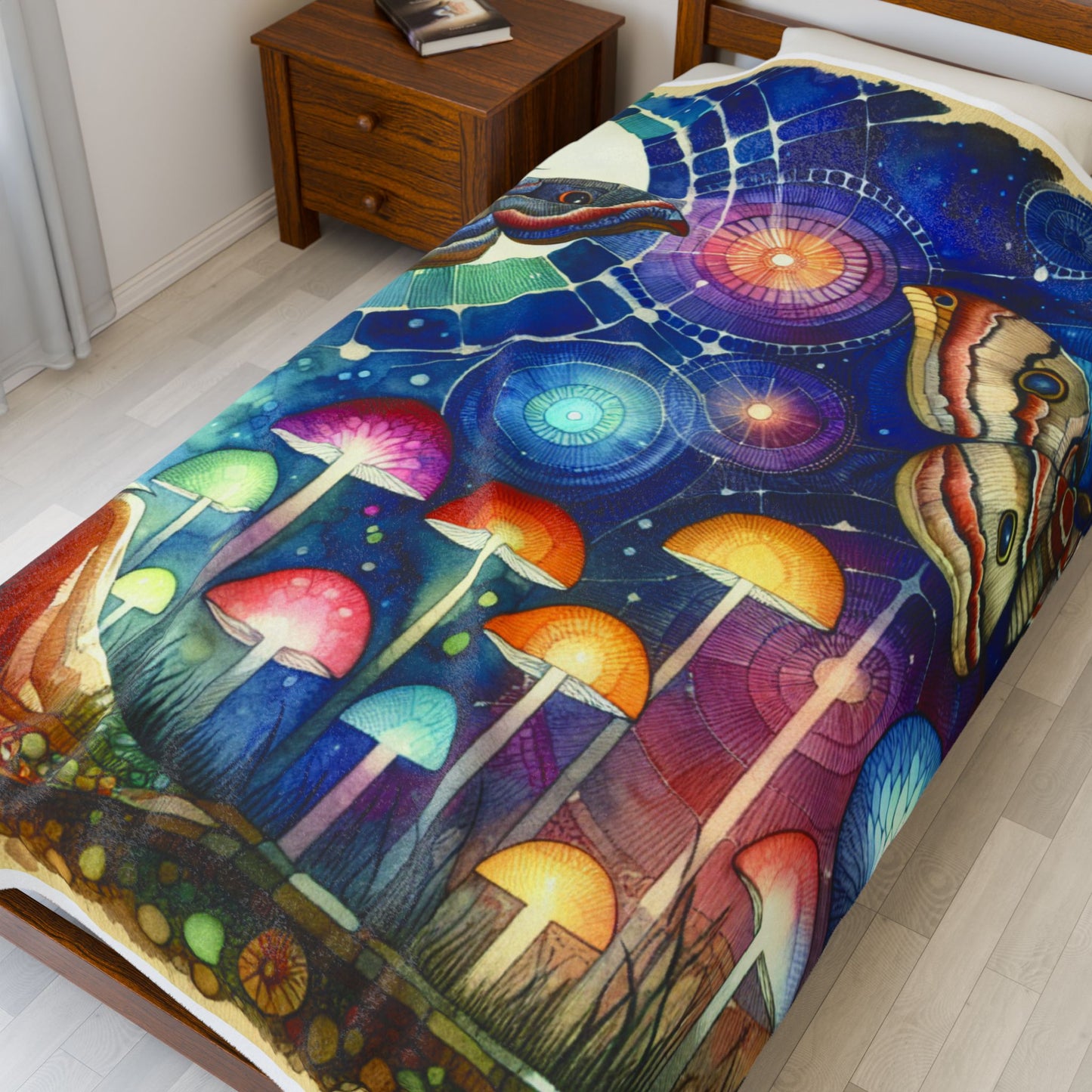 Mosaic of Enchantment - Plush Blanket