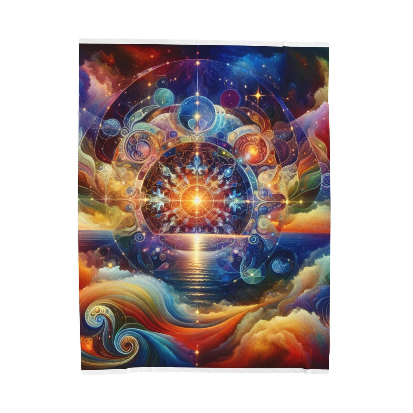 Celestial Wonders Unveiled - Plush Blanket