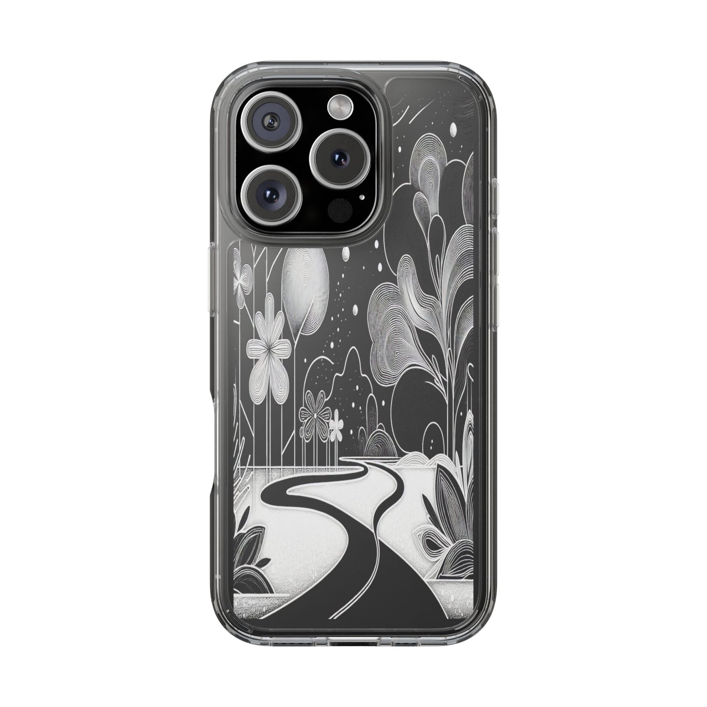 Transparent Pathway to Imagination Iphone Case Compatible With Iphone 16 15 14 - Clear Phone Cover