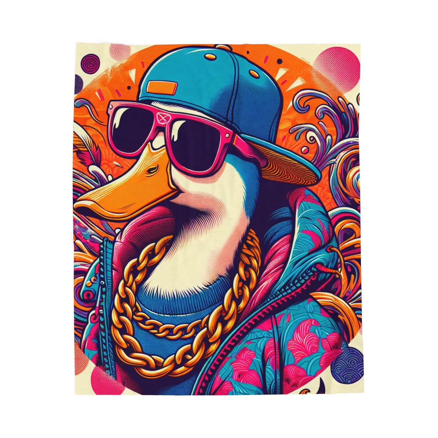 Duck in Style - Plush Blanket