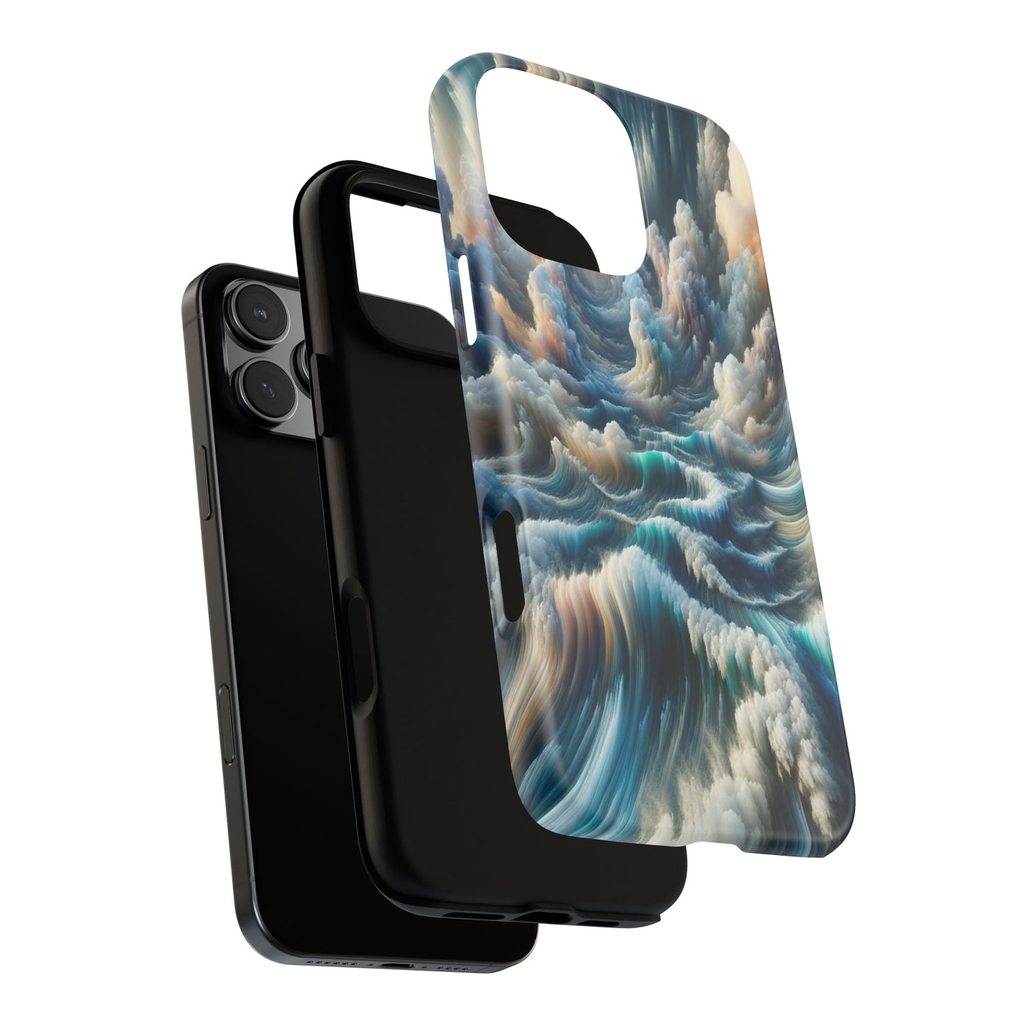 Waves of Clouded Light - Phone Case