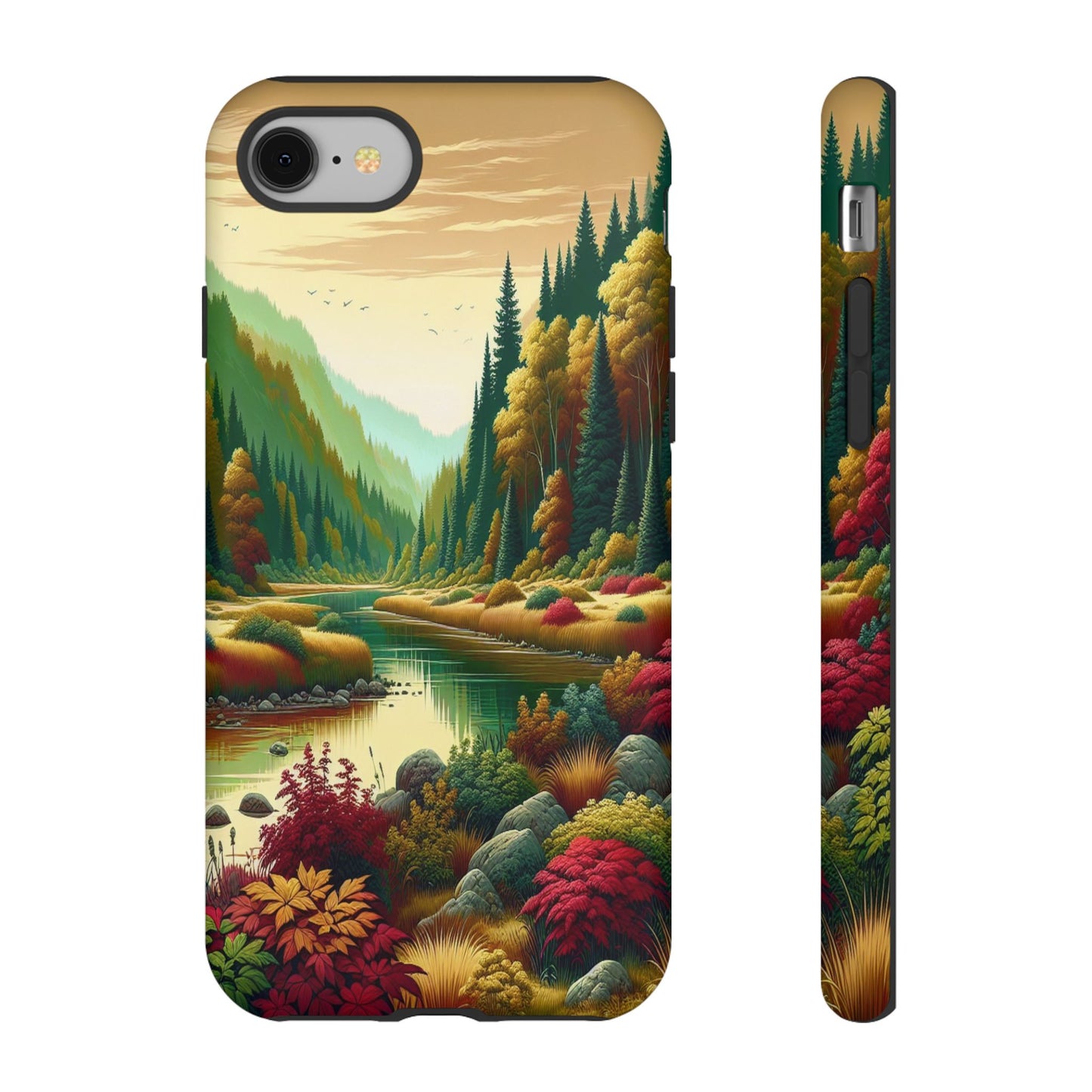 Custom ProtectiveWhispers of NatureIphone Case Compatible With Iphone 16 15 14 - Phone Cover