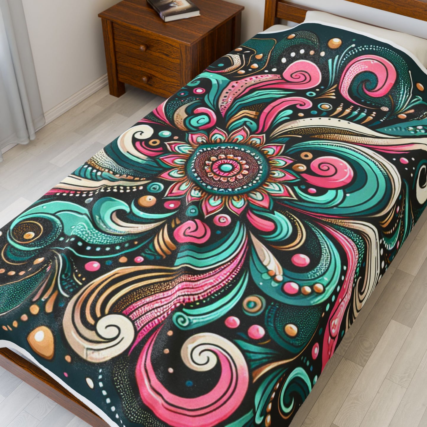 Curves in Motion - Plush Blanket