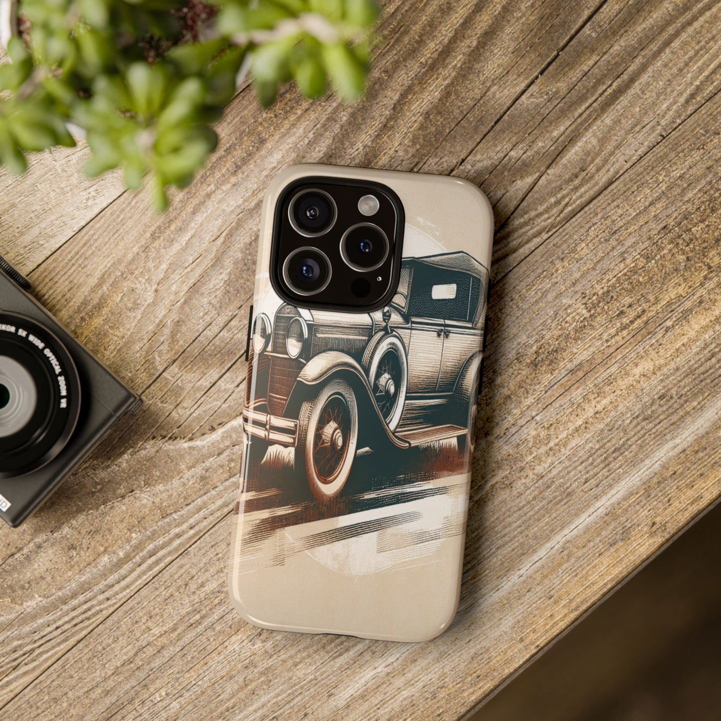 Vintage Wheels in Motion - Phone Case