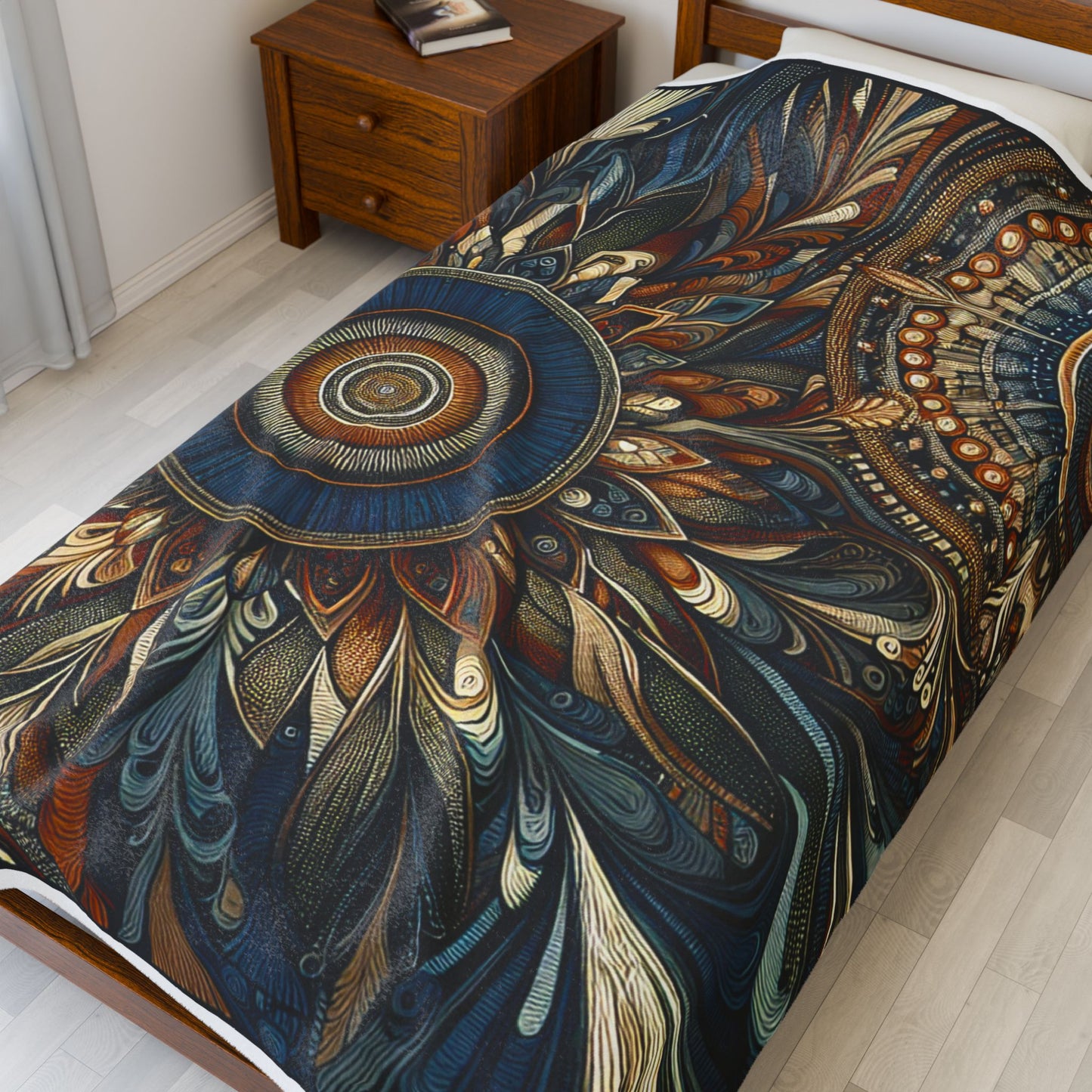 Mosaic of Intricate Wonders - Plush Blanket