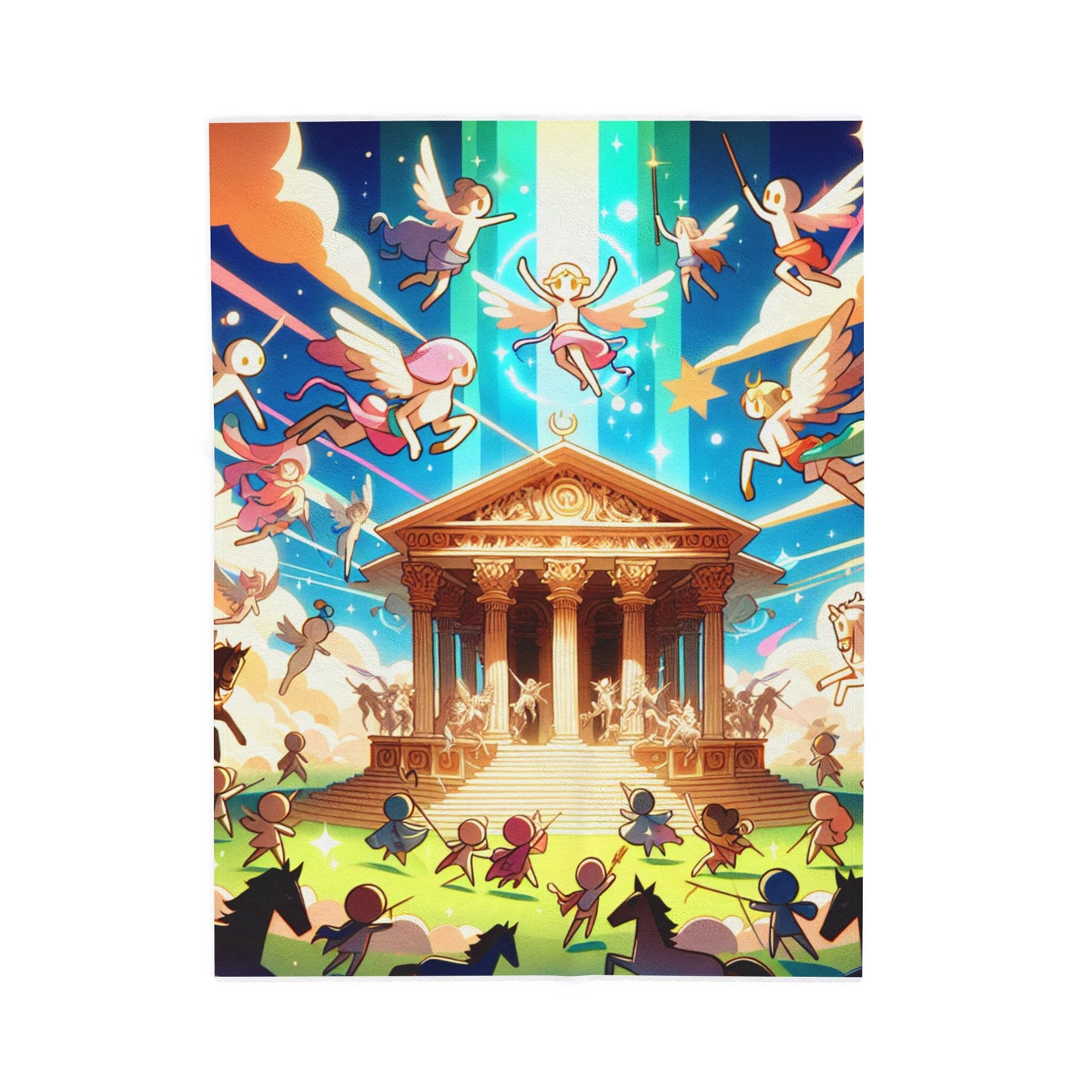 Celestial Gathering - Plush Blanket