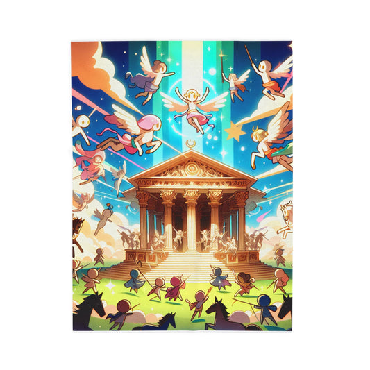 Celestial Gathering - Plush Blanket