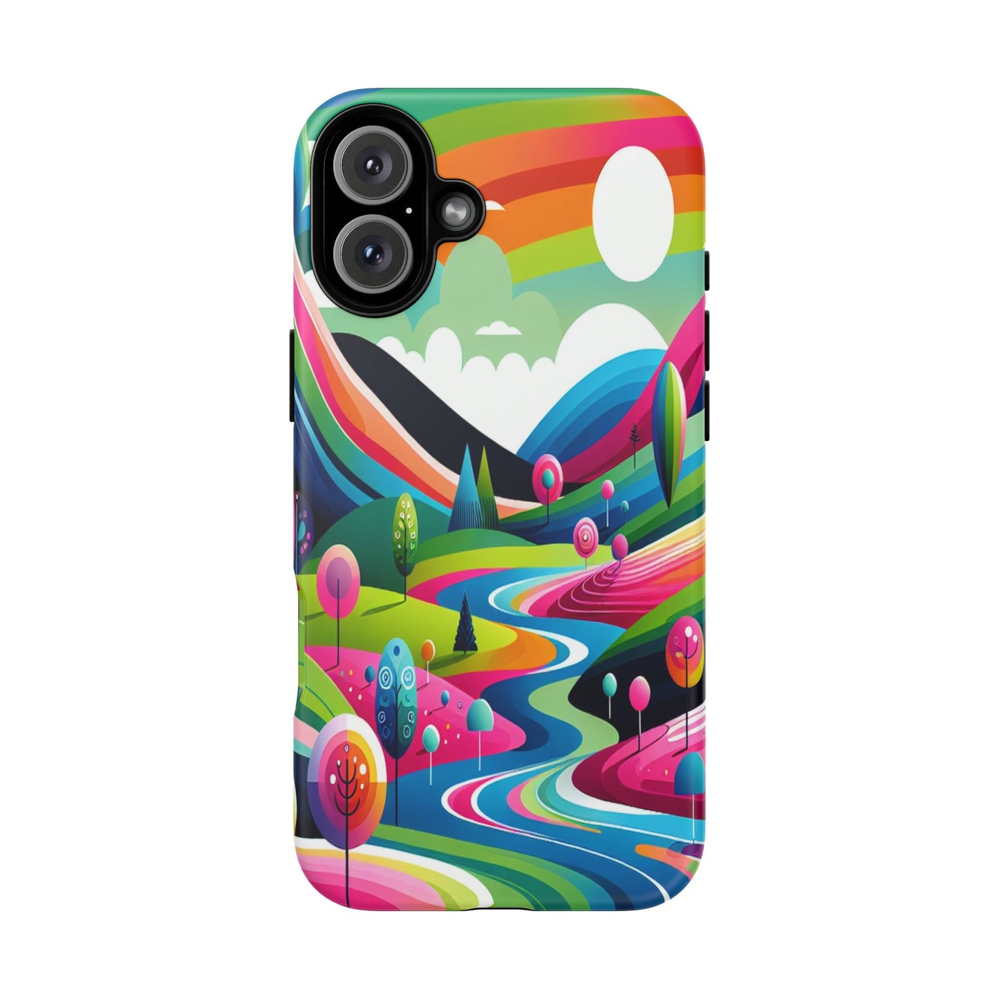 Colorful Landscape Journey - Phone Case