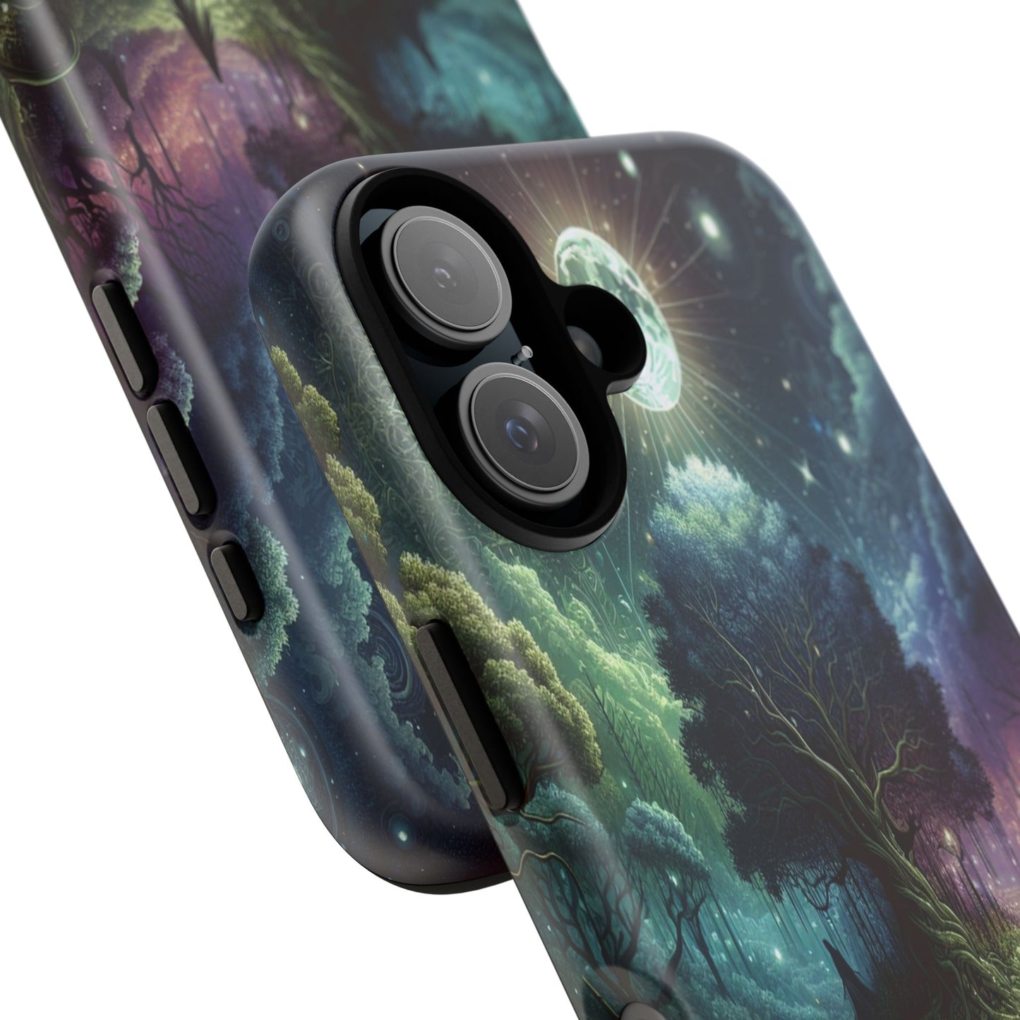 Luminous Forest Nightscape - Phone Case