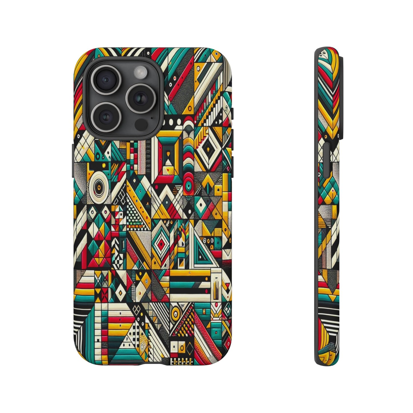 Custom ProtectiveGeometric KaleidoscopeIphone Case Compatible With Iphone 16 15 14 - Phone Cover