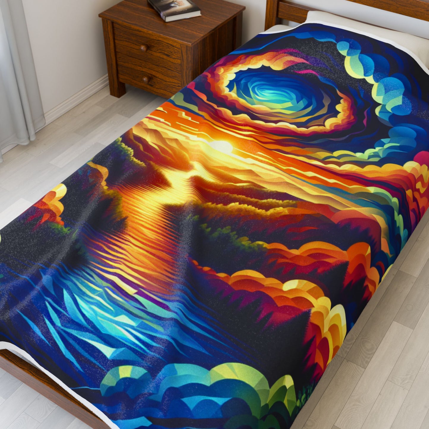 Cascade of Radiance - Plush Blanket