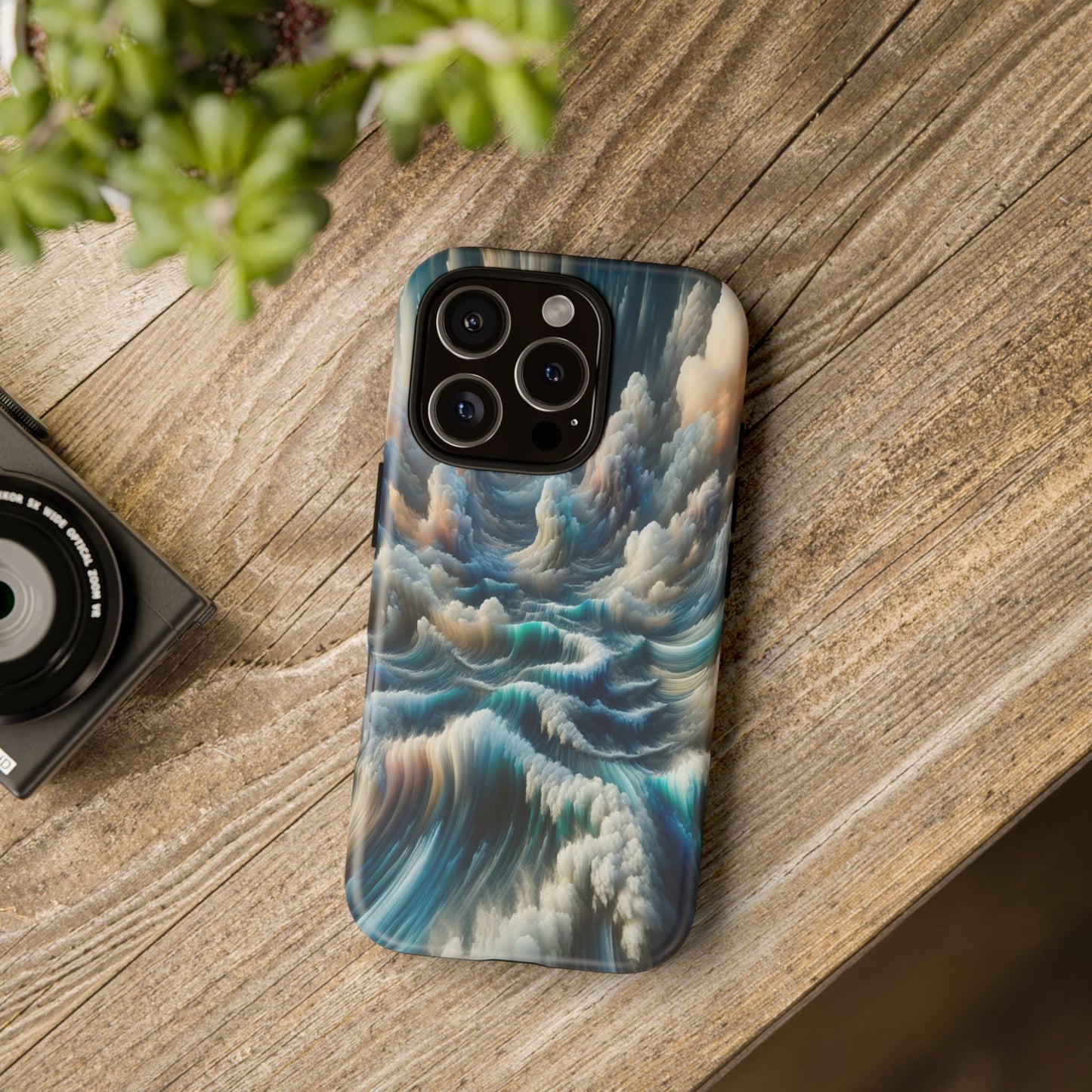 Waves of Clouded Light - Phone Case