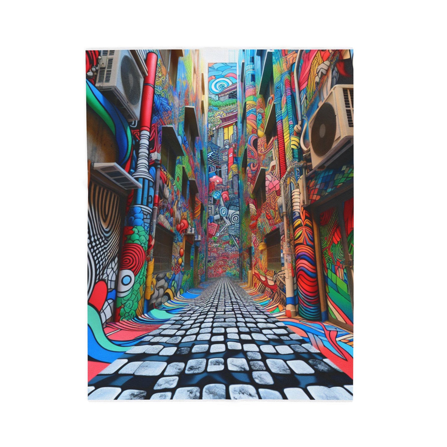 Alley of Creativity - Plush Blanket