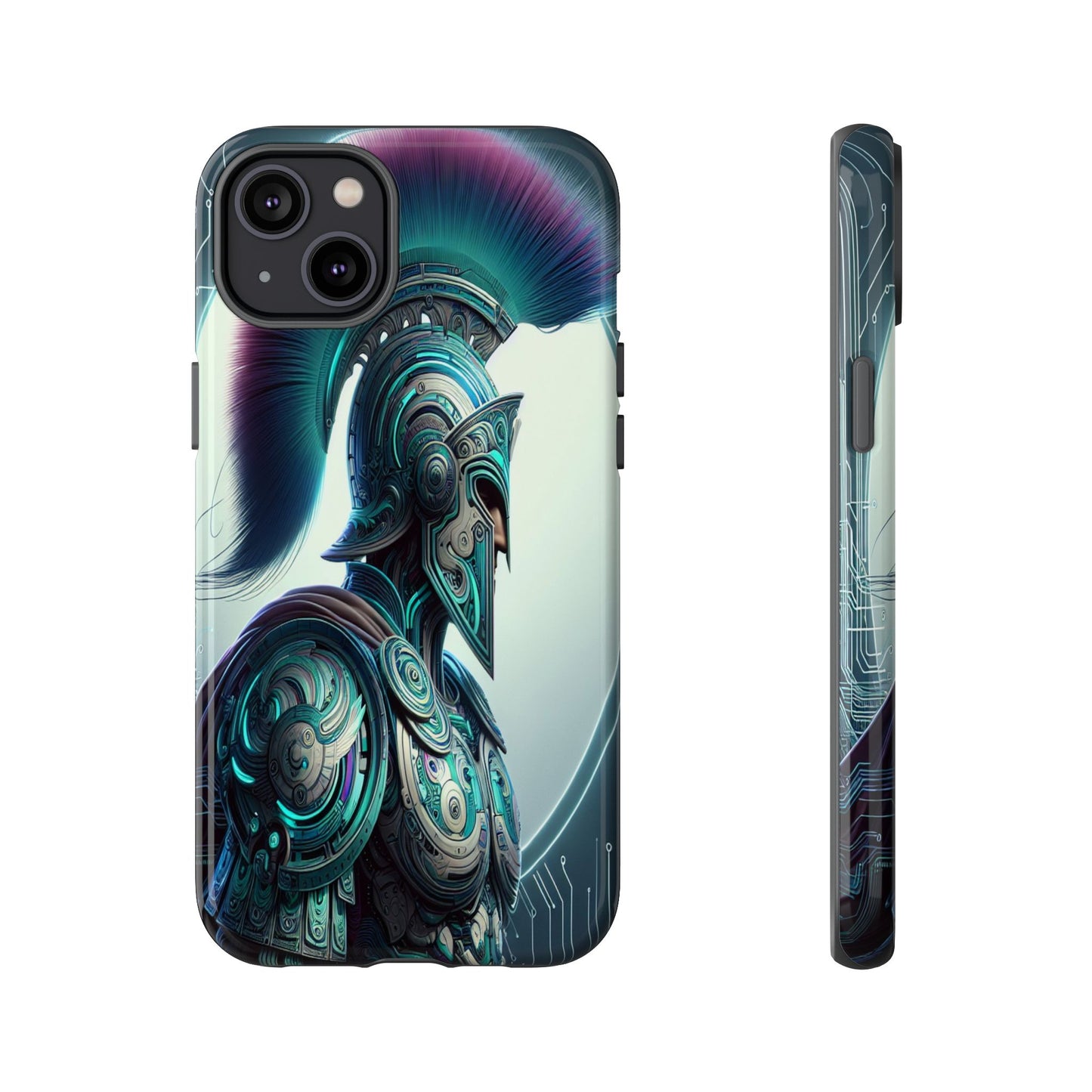 Custom ProtectiveGuardian of the Digital RealmIphone Case Compatible With Iphone 16 15 14 - Phone Cover