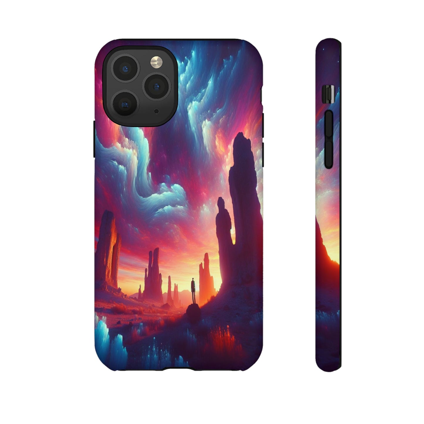 Wanderer in the Painted Sky - Phone Case