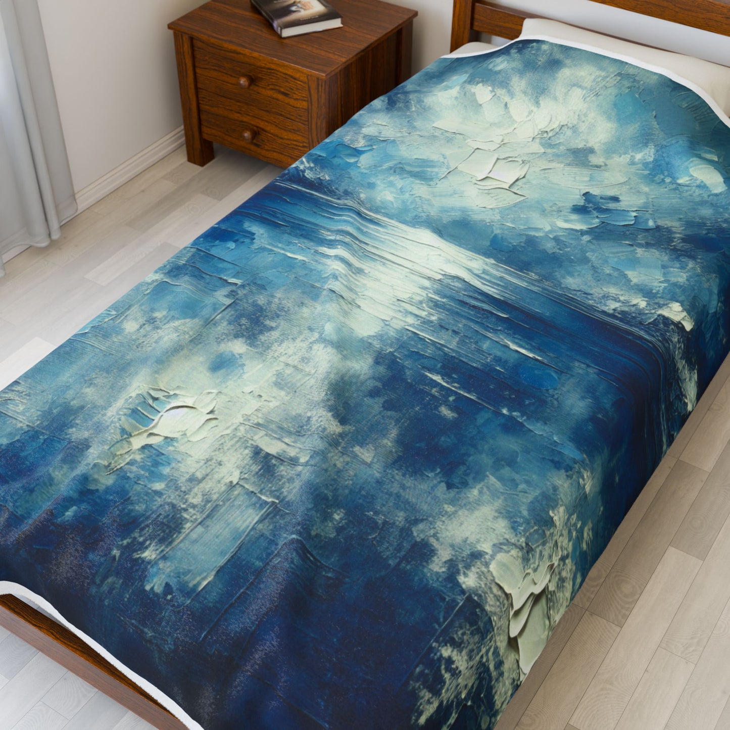 Whispers of the Horizon - Plush Blanket