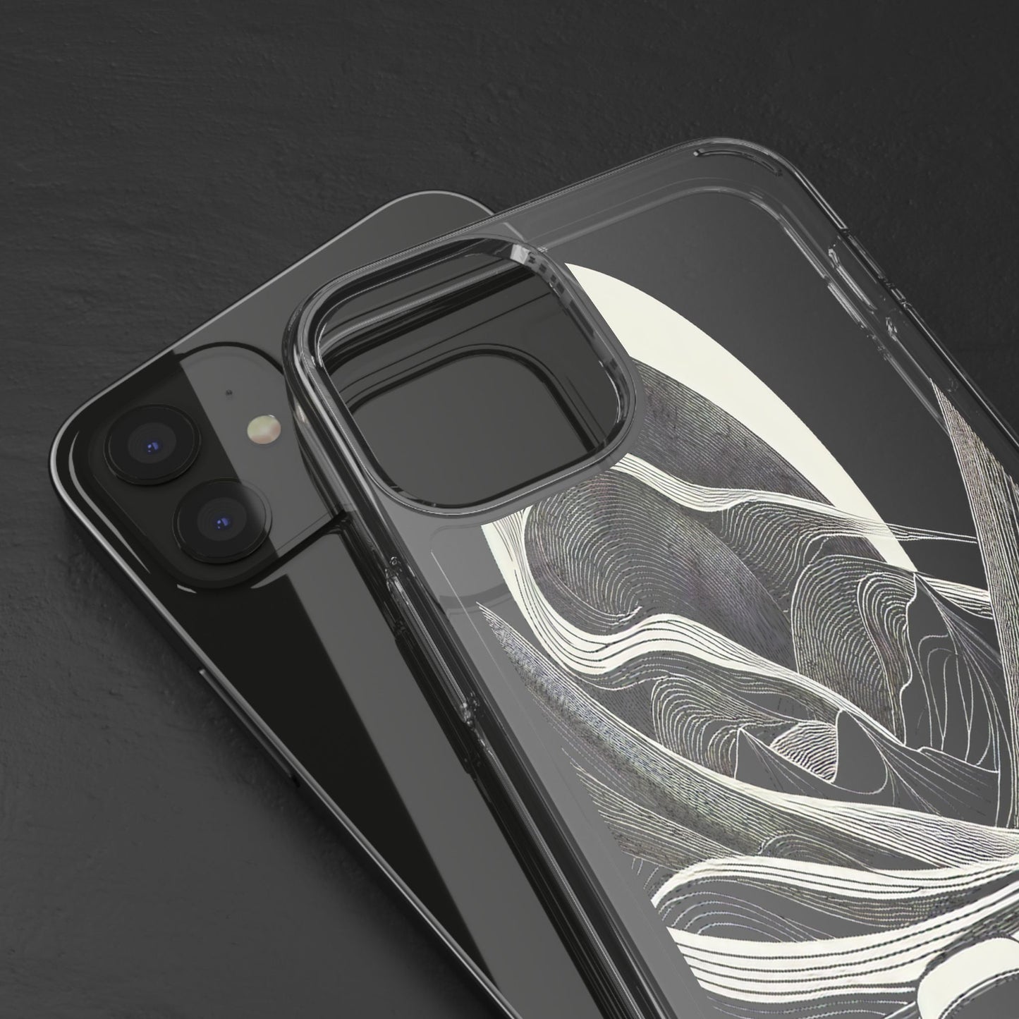 Journey Through the Curves - Clear Phone Case