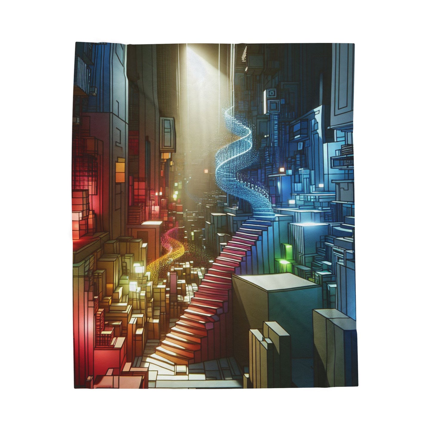 Maze of Everglow - Plush Blanket
